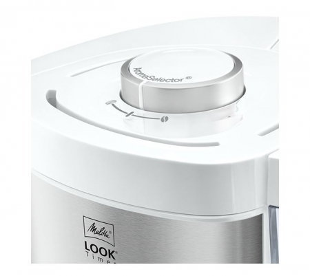 Aparat de cafea Melitta Look Timer 1025-07, 10 cesti, Alb [2]