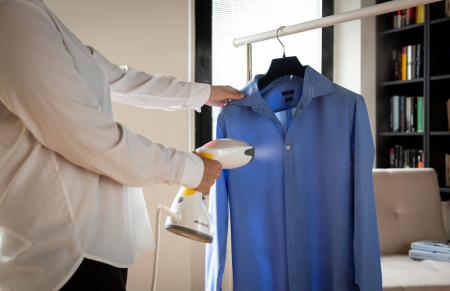 Aparat de călcat cu abur vertical Ariete 4167 1200W, Abur 20g/min, Capacitate 260ml, Alb [4]