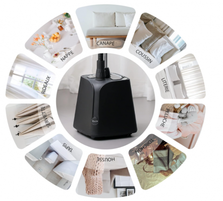 Aparat de calcat cu abur vertical STEAMONE H18B H18B-Abur 1800W, 40g/min, 1800ml [11]