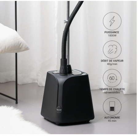 Aparat de calcat cu abur vertical STEAMONE H18B H18B-Abur 1800W, 40g/min, 1800ml [7]