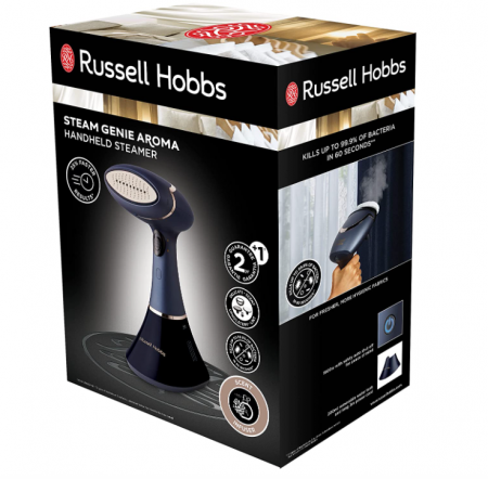 Aparat de călcat cu aburi Russell Hobbs 28041-56 Steam Smoother Multi Steam Genie Pro Aroma, 1800 W, 32 g/min abur [1]