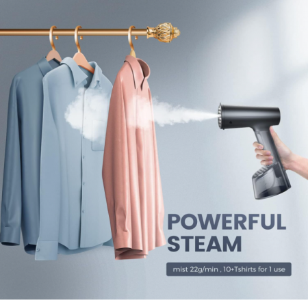 Aparat de călcat cu aburi vertical portabil FMK cu rezervor de 300 ml, 1400 W [8]