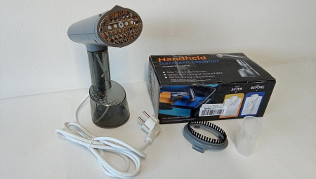 Aparat de călcat cu aburi vertical portabil FMK cu rezervor de 300 ml, 1400 W [2]