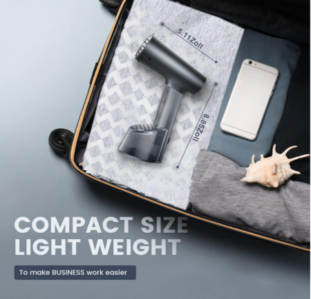 Aparat de călcat cu aburi vertical portabil FMK cu rezervor de 300 ml, 1400 W [4]