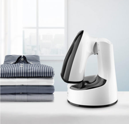 Aparat de calcat vertical cu abur pliabil, Ufesa Steamer 1470W, 150ml, negru [6]