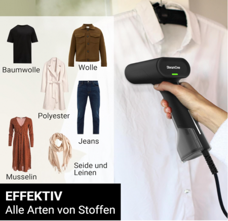 Aparat de calcat vertical cu aburi SteamOne, 1800 W, 28 g/min EUDTC120B Simon XL, rezervor 120 ml [6]