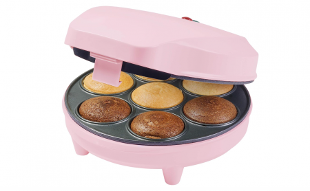 Aparat de facut briose/cupcake Bestron ACC217P, 700 W, roz [0]
