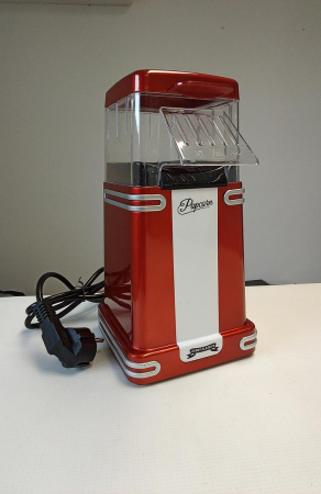 Aparat de facut popcorn cu aer cald Gadgy, fara ulei, retro, rosu [3]