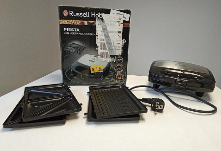Aparat de făcut sandvișuri 3 în 1 Russell Hobbs 24540 56/RH Sandwich Maker, 760 W [1]