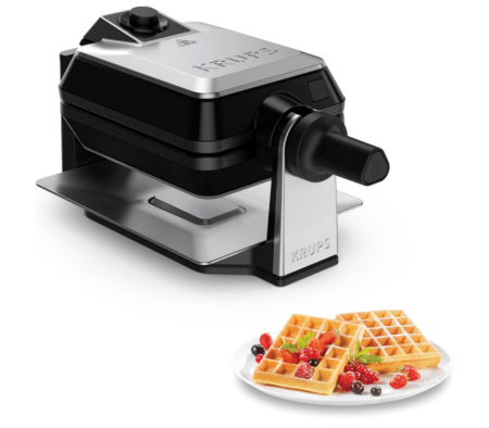 TOATE PRODUSELE - Aparat de facut vafe Krups FDD95D, rotativ, pentru 2 vafe, 7 niveluri