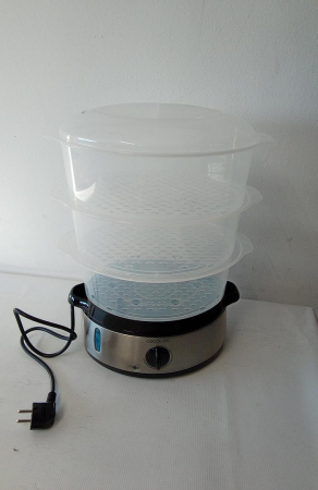 Aparat de gatit cu aburi Cecotec Vapovita 3000, inox, 800W [1]
