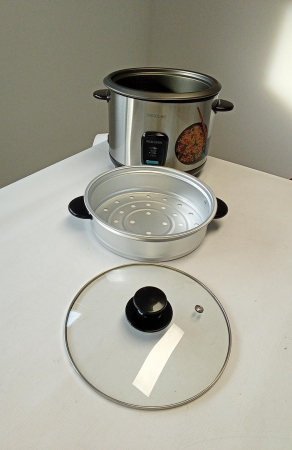 Aparat de gatit orez Cecotec RiceFusion 7000, Inox, 700W, 1.8L [4]