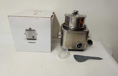Aparat de gatit orez cu aburi Cuisinart CRC400E, pana la 400g orez, otel inoxidabil [7]