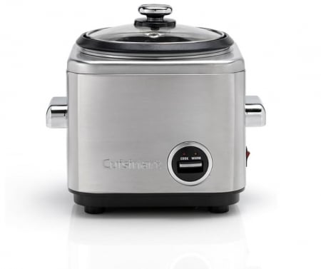 Multicooker - Aparat de gatit orez cu aburi Cuisinart CRC400E, pana la 400g orez, otel inoxidabil