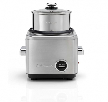 Aparat de gatit orez cu aburi Cuisinart CRC400E, pana la 400g orez, otel inoxidabil [8]