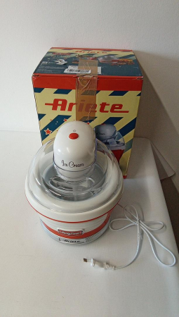 Aparat de inghetata, sorbet si iaurt inghetat Ariete Party Time 643, 1,5 L, 12 W, Rosie [1]