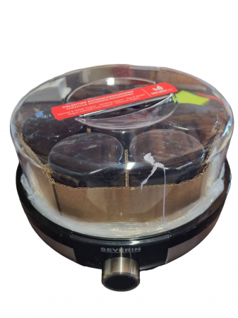 Aparat de preparat iaurt Severin JG 3521 cu afisaj digital LED, 7 borcane de 150 ml, fara BPA [1]