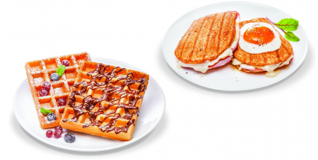 Aparat de preparat vafe Tefal, 2 seturi de farfurii, 700W, SW341112 [2]