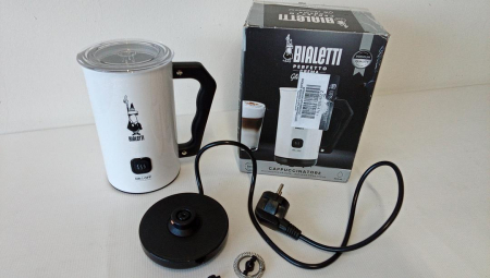 Aparat de spumare si incalzire lapte Bialetti, 150 ml, alb [1]