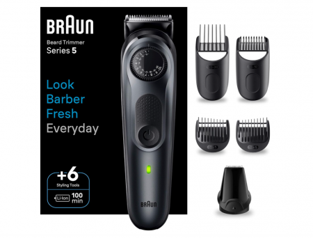 Aparate & Accesorii ingrijire personala - Aparat de tuns barba Braun BT5450 pentru barbati
