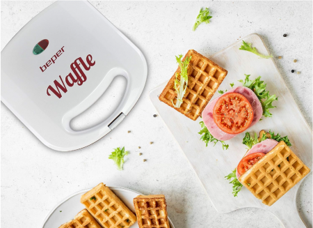 Aparat de vafe BEPER BT.602H cu plăci antiaderente, 780 W [8]