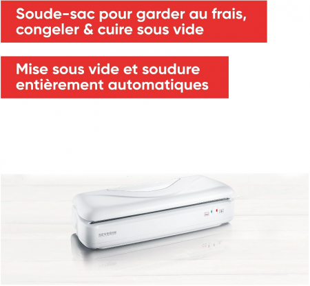 Aparat de vidat SEVERIN pentru alimente, alb, FS 3604 [1]