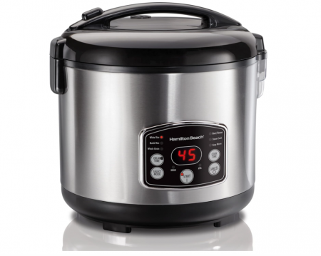 Multicooker - Aparat pentru gatit orez Hamilton Beach 37541-CE, Multi-Cooker la aburi, 4,75 litri, Otel inoxidabil
