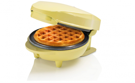 Aparat pentru gatit vafe Bestron, 550 wati, galben [0]