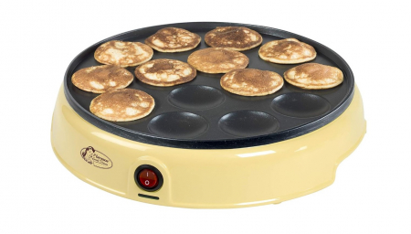 Aparat pentru mini-clatite Bestron Poffertjes, 800W, design retro, galben [0]