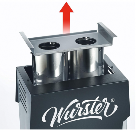 Aparat pentru prajit carnati Severin WT 5005 2000 W, oțel inoxidabil-negru [3]