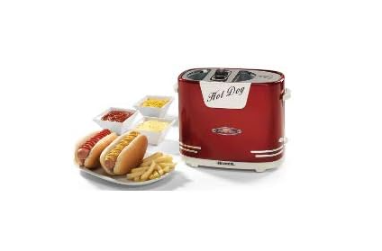 Preparat paine - Aparat pentru prepararea de hot dog Ariete 186 Hot Dog Maker, 650 W
