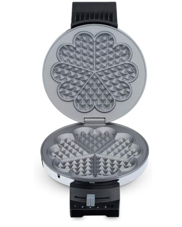 Aparat pentru preparat vafe/gofre Cloer 185 Waffle Maker, în formă de inimă, 930 W, 16 cm [7]