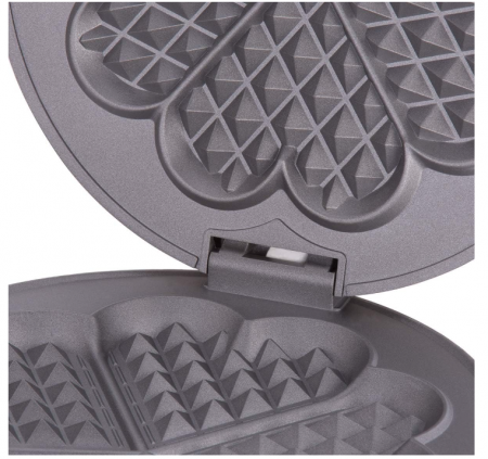 Aparat pentru preparat vafe/gofre Cloer 185 Waffle Maker, în formă de inimă, 930 W, 16 cm [8]