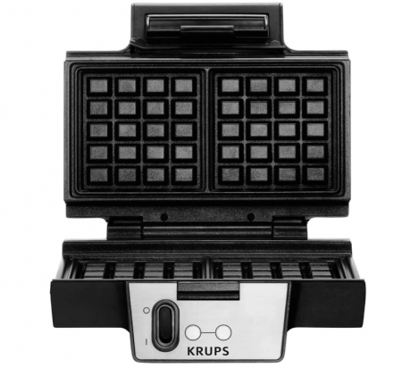 Aparat pentru preparat vafe/gofre Krups FDK251, 850W, 6x12x12 cm, Negru [1]