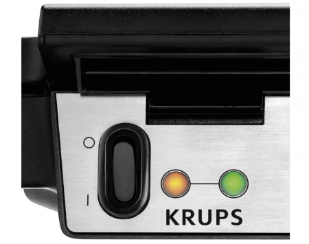 Aparat pentru preparat vafe/gofre Krups FDK251, 850W, 6x12x12 cm, Negru [2]
