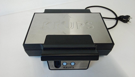 Aparat pentru preparat vafe/gofre Krups FDK251, 850W, 6x12x12 cm, Negru [3]