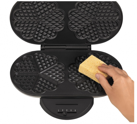 Aparat pentru vafe/gofre Tefal WM 311D Negru, otel inoxidabil, 1200W [7]