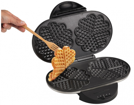 Aparat pentru vafe/gofre Tefal WM 311D Negru, otel inoxidabil, 1200W [5]