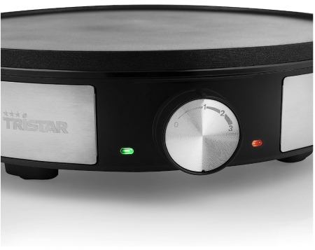 Aparat preparare clatite Tristar BP-2638, Diametru 30 cm, Oțel inoxidabil, Negru [3]