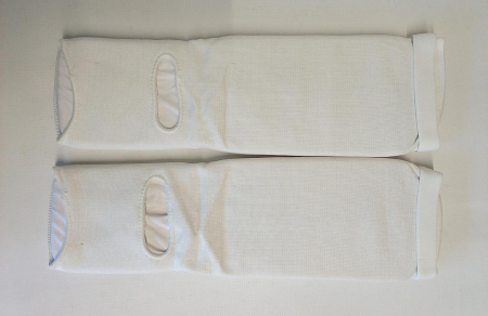 Aparatori tibie Meister MMA, alb, S/M [3]