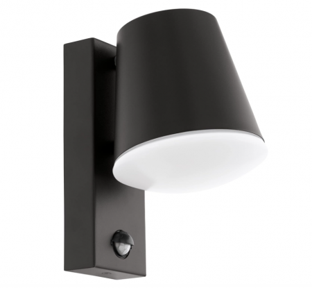 Corpuri iluminat - Aplică de exterior cu senzor Eglo 97451 CALDIERO, negru