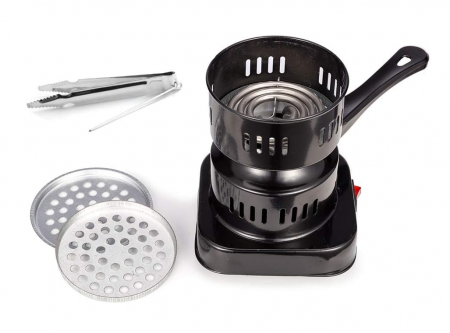 Aprinzator Carbuni Narghilea Electric RMAN 600 W, negru [2]