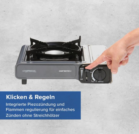 Aragaz capming Campingaz Camp'Bistro, 1 ochi, negru [7]