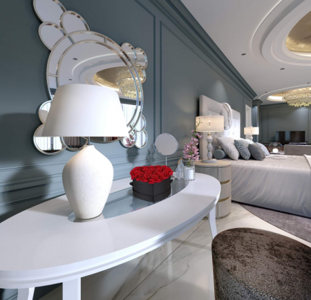 Aranjament floral Relaxdays cu trandafiri in forma de inima, cutie neagra [2]