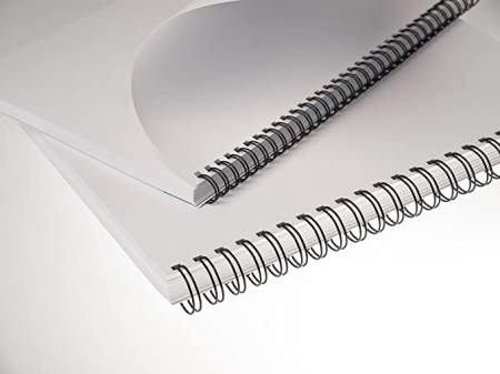 Arcuri de legare hârtii: 23 bucle, 14,3 mm diametru, negru [1]