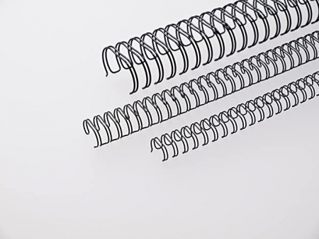 Arcuri de legare hârtii: 23 bucle, 14,3 mm diametru, negru [2]