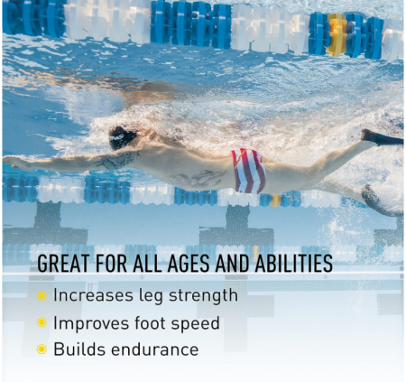 Aripioare lungi pentru înot și snorkeling FINIS, XS [3]