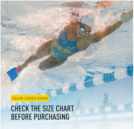 Aripioare lungi pentru înot și snorkeling FINIS, XS [6]