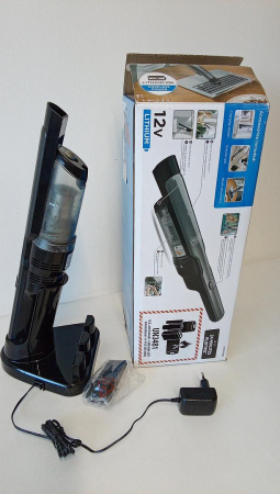 Aspirator de mana fără fir BLACK+DECKER PHANTOM 12V, 2 viteze, cu acțiune ciclonică, DVC320B21-QW [1]