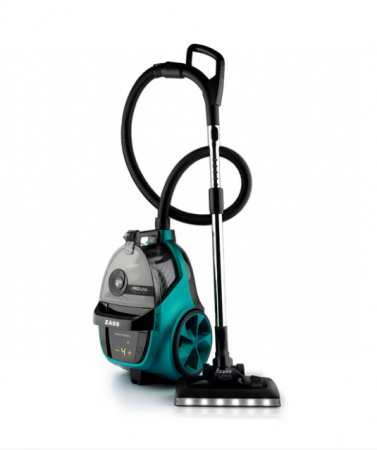 Produse RESIGILATE Zass, Sero si Trisa - Aspirator fara sac Zass ZVC 22 Turquoise Proline, Turbo Cyclonic, 800W, 3.1L